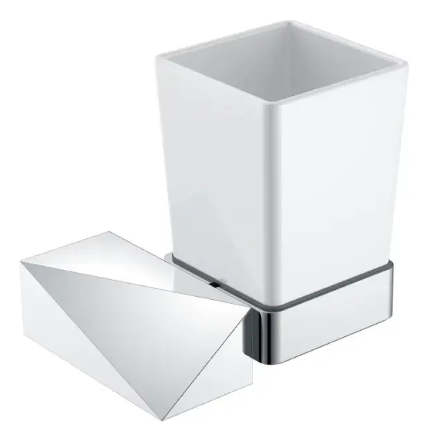 Boheme New Venturo Стакан для зубных щеток подвесной, керамический, цвет: chrome 10314-CR