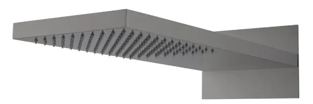 Boheme Fusion Верхний душ 23x55 см, с 1 видом струи, цвет: gun metall 419-GM