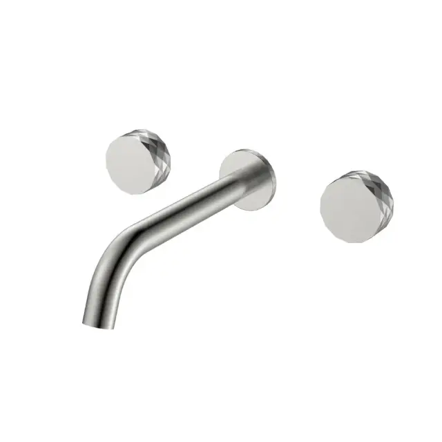 Boheme Stick Смеситель для раковины встраив., с внутр. частью, излив 20,2 см, цвет: nickel brush 152-2-NB.1