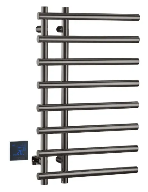 Boheme Uno Spirale Полотенцесушитель электрический 50x80h см, цвет: gun metall 722-GM