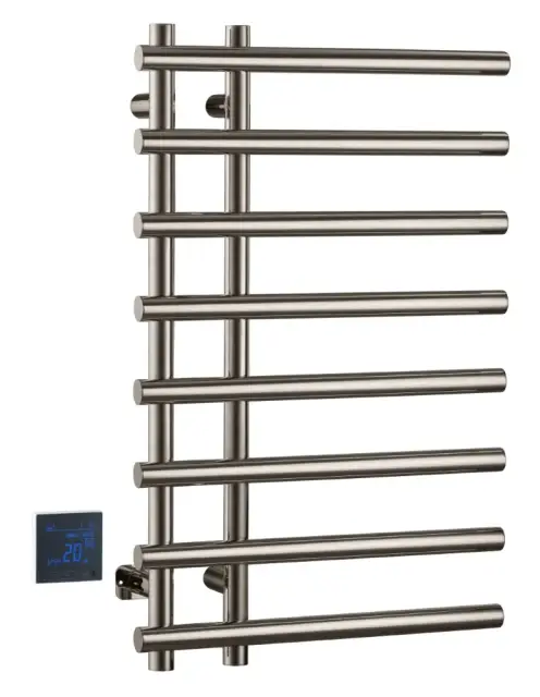 Boheme Uno Spirale Полотенцесушитель электрический 50x80h см, цвет: nickel brush 722-NB