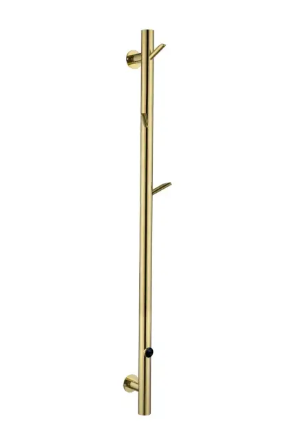 Boheme Oak Полотенцесушитель электрический 24x150h см, подключение снизу, цвет: gold 724-50-G