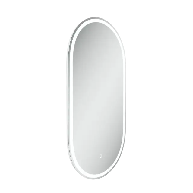 Зеркало для ванной комнаты SANCOS Oval, фронтальная подсветка 550х1050 с сенсорным управлением на прикосновение, арт. OV55F