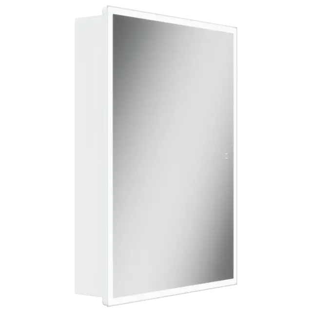 Зеркальный шкаф для ванной комнаты SANCOS Куб (Cube) 600х140х800 с подсветкой, арт.CU600