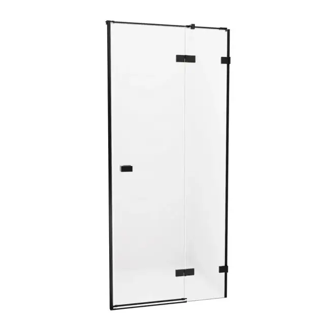 Дверь в нишу NEW TRENDY AVEXA BLACK 140x200 EXK-1559 (черный)