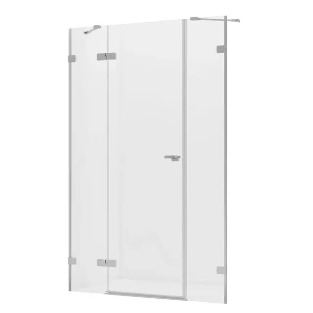 Дверь в нишу NEW TRENDY EVENTA PLUS L 110x200 EXK-4460 (хром)