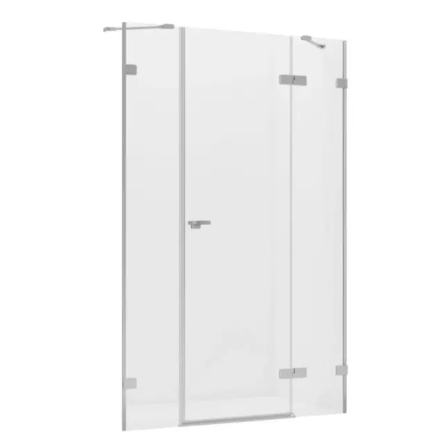 Дверь в нишу NEW TRENDY EVENTA PLUS R 130x200 EXK-4463 (хром)