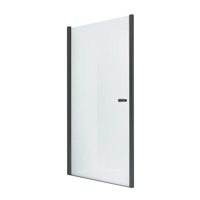 Дверь в нишу NEW TRENDY NEW SOLEO BLACK одинарная 70x195 D-0209A (черный)