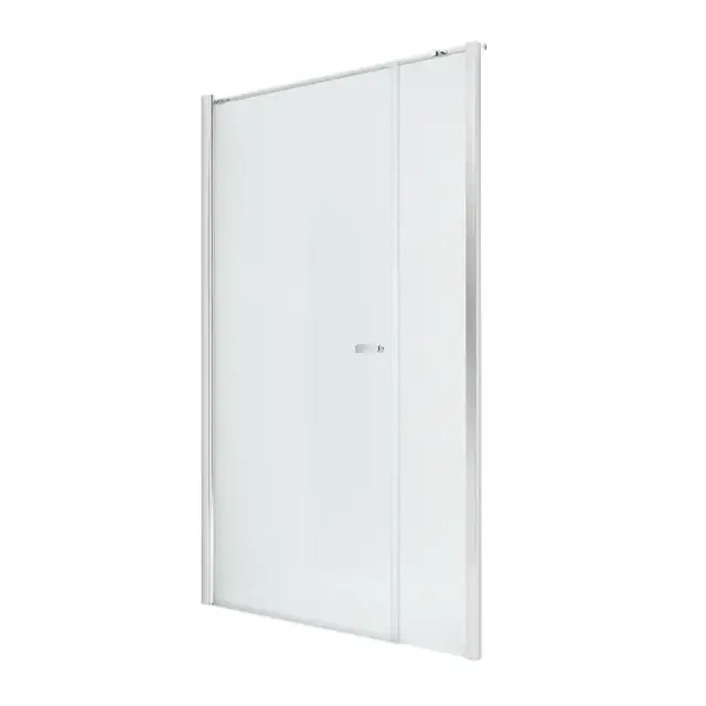 Дверь в нишу NEW TRENDY NEW SOLEO PLUS 120x195 D-0141A/D-0094B (хром)