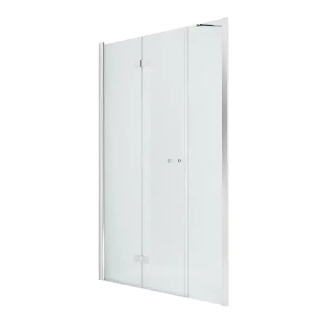 Дверь в нишу NEW TRENDY NEW SOLEO PLUS L 130x195 D-0150A/D-0094B (хром)