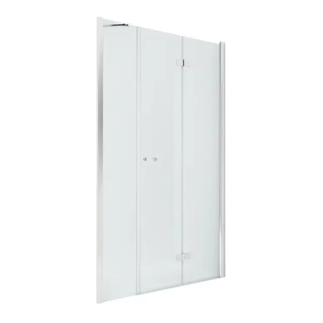 Дверь в нишу NEW TRENDY NEW SOLEO PLUS R 140x195 D-0154A/D-0096B (хром)