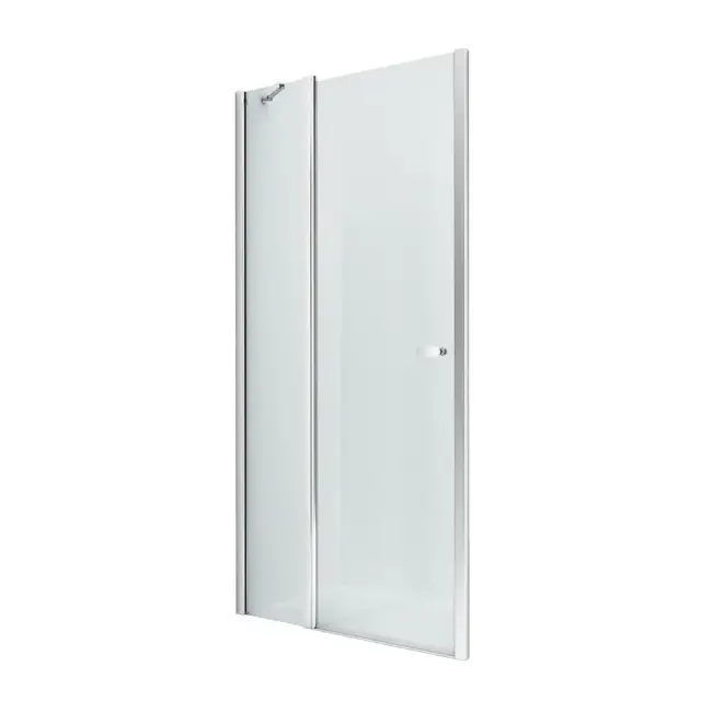 Дверь в нишу NEW TRENDY NEW SOLEO одинарная 100x195 D-0156A (хром)
