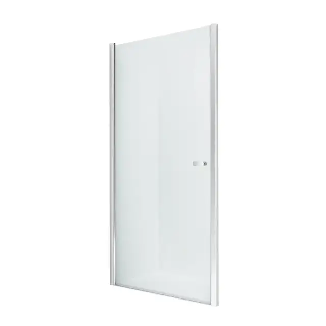 Дверь в нишу NEW TRENDY NEW SOLEO одинарная 90x195 D-0121A (хром)