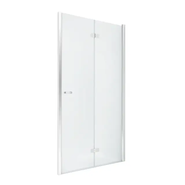 Дверь в нишу NEW TRENDY NEW SOLEO складные R 90x195 D-0134A (хром)