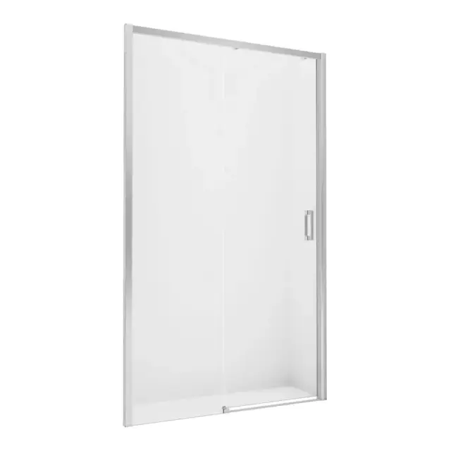 Дверь в нишу NEW TRENDY PRIME 140x200 L D-0306A (хром)