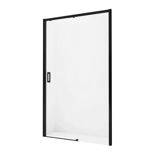 Дверь в нишу NEW TRENDY PRIME BLACK 120х200 R D-0321A (черный)