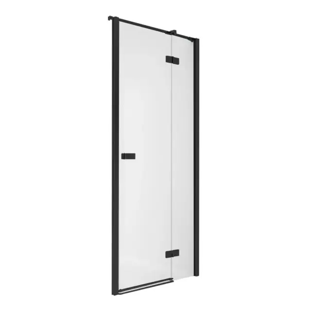 Дверь в нишу NEW TRENDY REFLEXA BLACK R 140x200 EXK-4911 (черный)