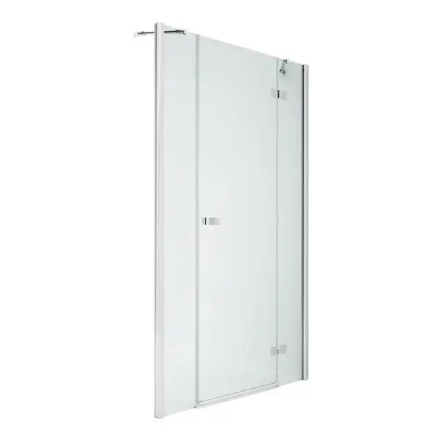 Дверь в нишу NEW TRENDY REFLEXA PLUS R 130x200 EXK-5079 (хром)