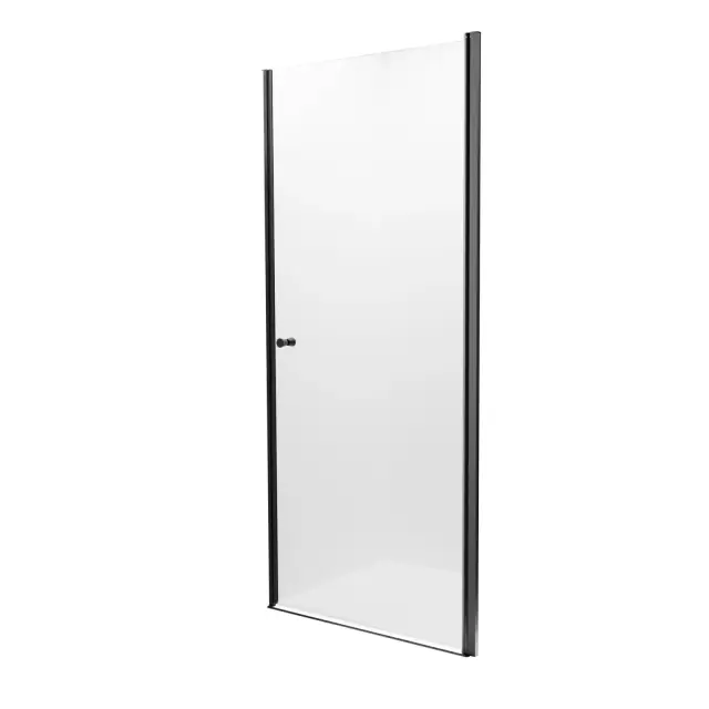 Дверь в нишу NEW TRENDY SUPERIA BLACK 90x195 D-0333A (черный)