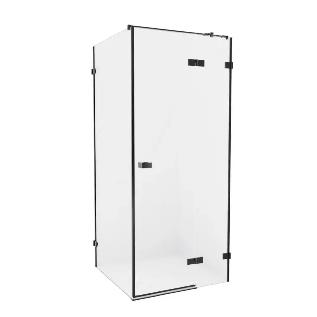 Душевое ограждение NEW TRENDY AVEXA BLACK 100x110x200 EXK-1593 (черный)