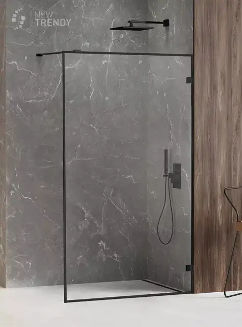 Душевое ограждение NEW TRENDY AVEXA BLACK 70x200 EXK-2657 (черный)