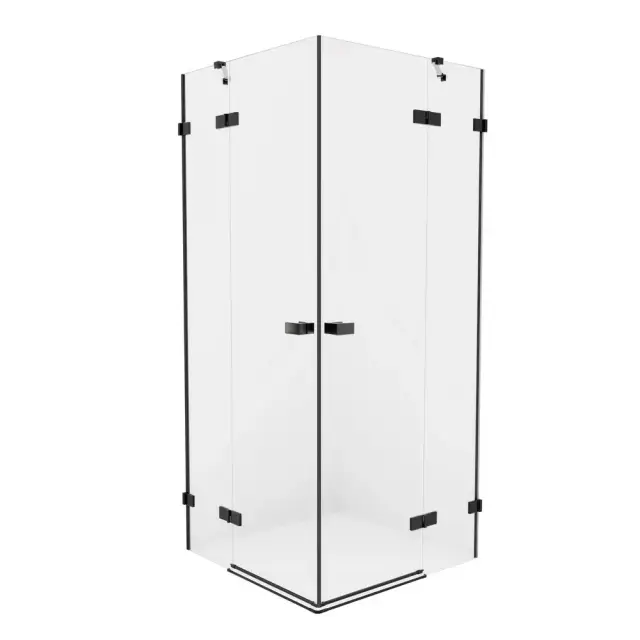 Душевое ограждение NEW TRENDY AVEXA BLACK 80x120x200 EXK-1611 (черный)