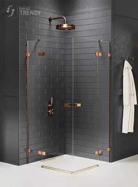 Душевое ограждение NEW TRENDY AVEXA COPPER BRUSHED 120x110x200 EXK-3688 (брашированная медь)