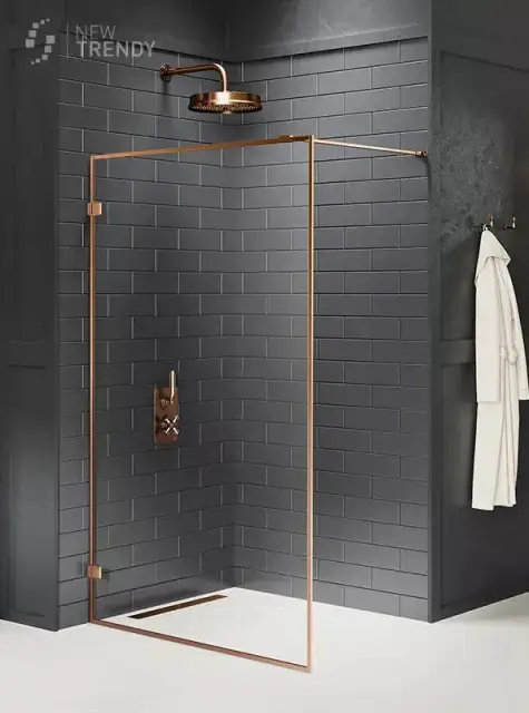 Душевое ограждение NEW TRENDY AVEXA COPPER BRUSHED 90x200 EXK-3798 (брашированная медь)
