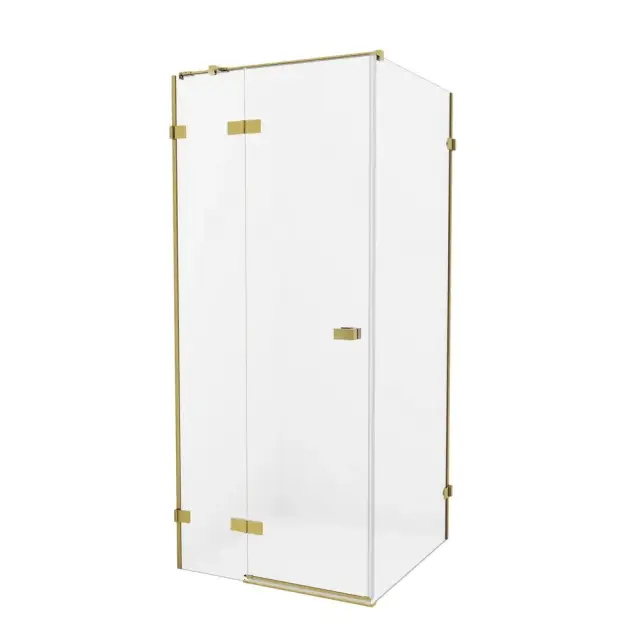 Душевое ограждение NEW TRENDY AVEXA GOLD BRUSHED 100x110x200 EXK-1760 (брашированное золото)