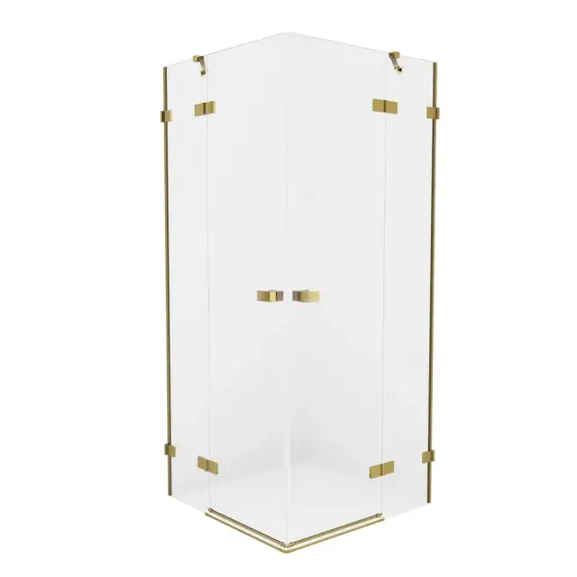 Душевое ограждение NEW TRENDY AVEXA GOLD BRUSHED 110x90x200 EXK-1885 (брашированное золото)