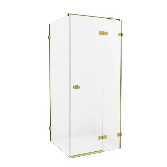 Душевое ограждение NEW TRENDY AVEXA GOLD BRUSHED 120x80x200 EXK-1767 (брашированное золото)