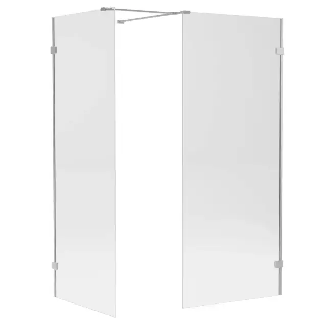 Душевое ограждение NEW TRENDY EVENTA walk-in 160x80x200 EXK-4653 (хром)