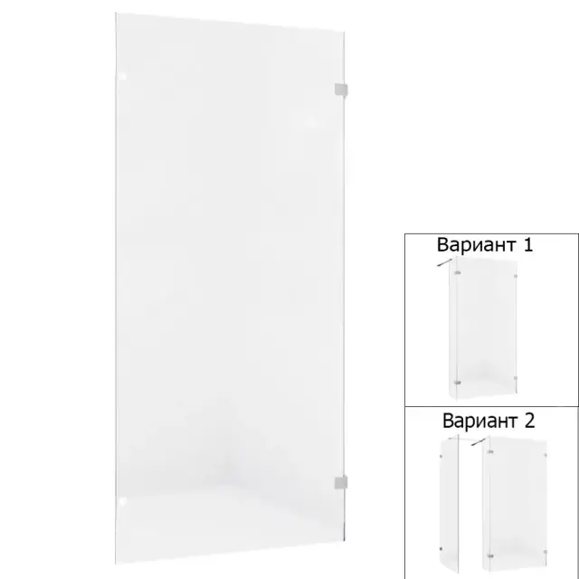 Душевое ограждение NEW TRENDY EVENTA стенка 1 140x200 EXK-4636 (хром)