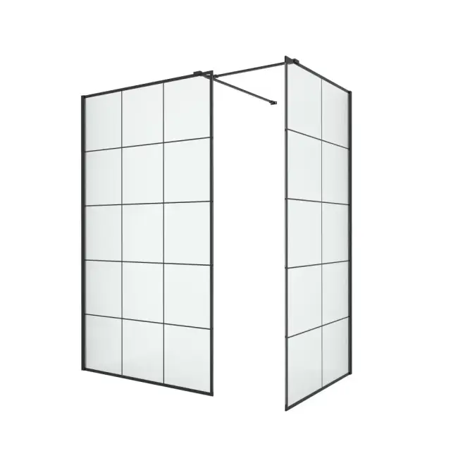 Душевое ограждение NEW TRENDY NEW MODUS BLACK 130x100x200 EXK-5645 (черный)