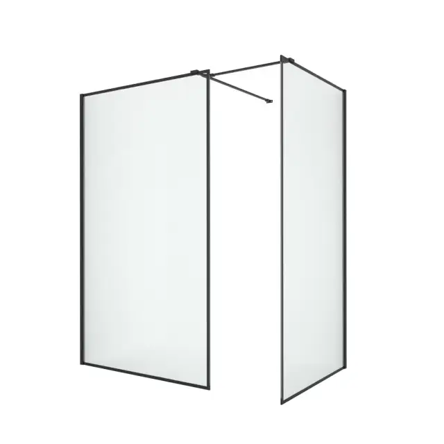 Душевое ограждение NEW TRENDY NEW MODUS BLACK 130x90x200 EXK-5659 (черный)