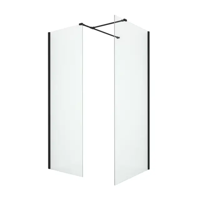 Душевое ограждение NEW TRENDY NEW MODUS BLACK 150x80x200 EXK-5629 (черный)