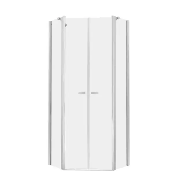 Душевое ограждение NEW TRENDY NEW SOLEO 80x80x195 K-0609 (хром)