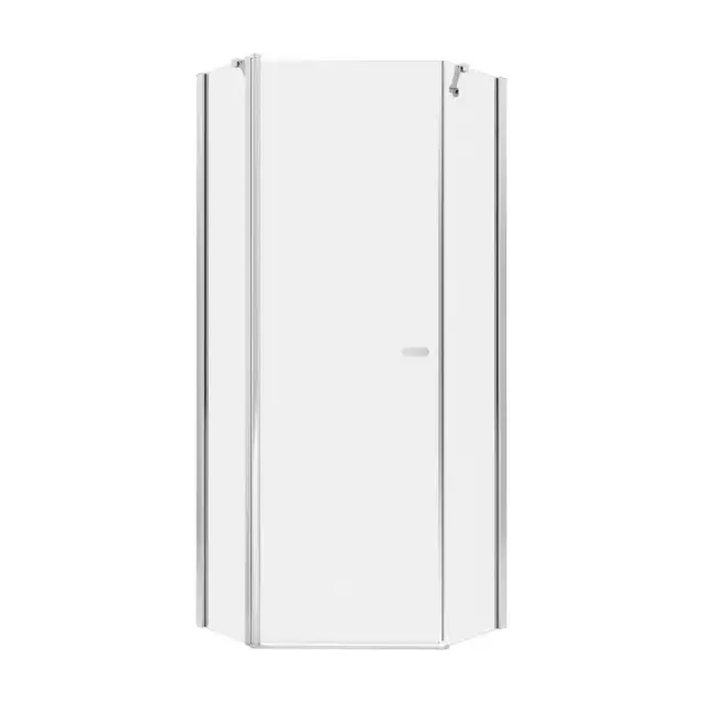 Душевое ограждение NEW TRENDY NEW SOLEO 90x90x195 K-0607 (хром)