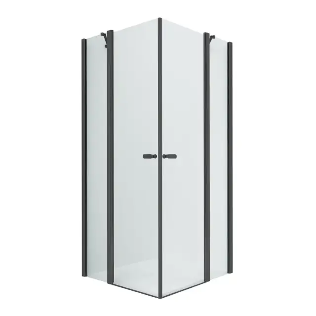 Душевое ограждение NEW TRENDY NEW SOLEO BLACK 2D 110x110x195 K-0763 (черный)