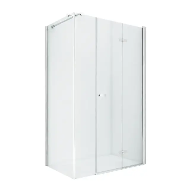 Душевое ограждение NEW TRENDY NEW SOLEO PLUS складные двери R 110x90x195 K-0385 (хром)
