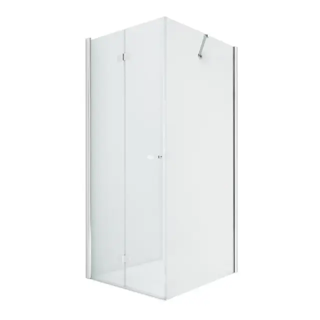 Душевое ограждение NEW TRENDY NEW SOLEO складные двери L 100x80x195 D-0150A/D-0087B (хром)