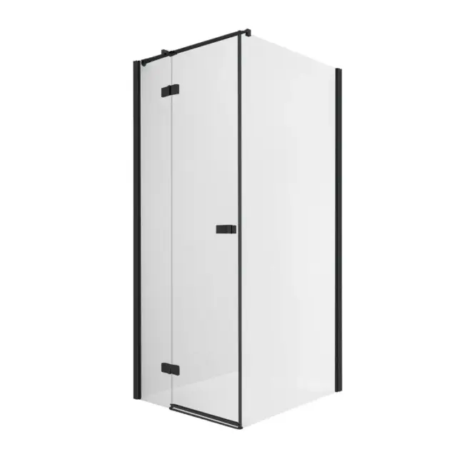 Душевое ограждение NEW TRENDY REFLEXA BLACK L 100x90x200 EXK-4940 (черный)
