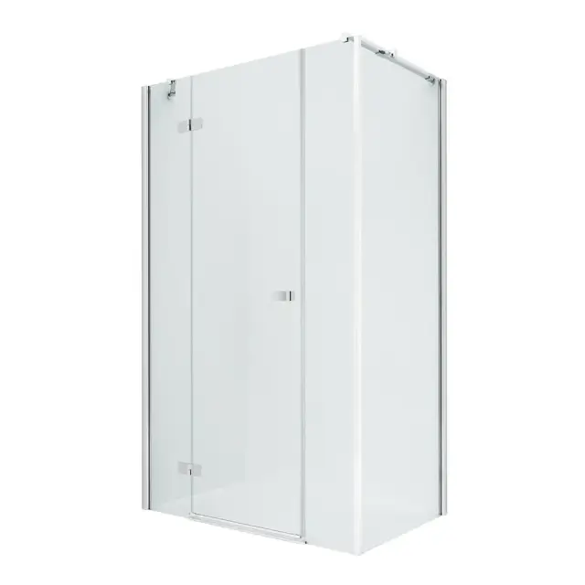 Душевое ограждение NEW TRENDY REFLEXA PLUS L 150x80x200 EXK-5088 (хром)