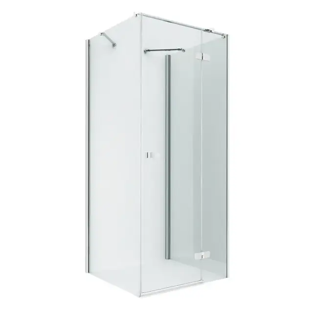 Душевое ограждение NEW TRENDY REFLEXA R 110x80x200 EXK-5226 (хром)