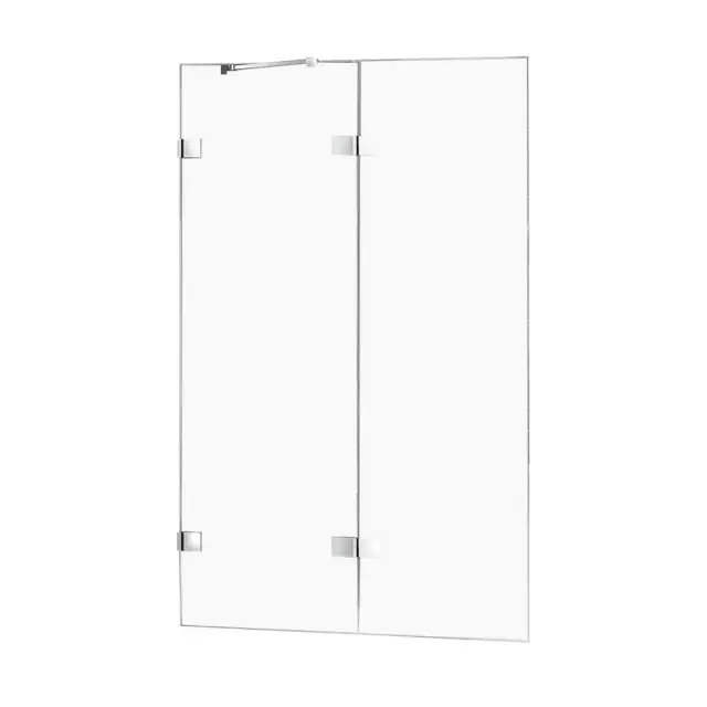 Шторка для ванны NEW TRENDY AVEXA 100x150 EXK-1954 L (хром)