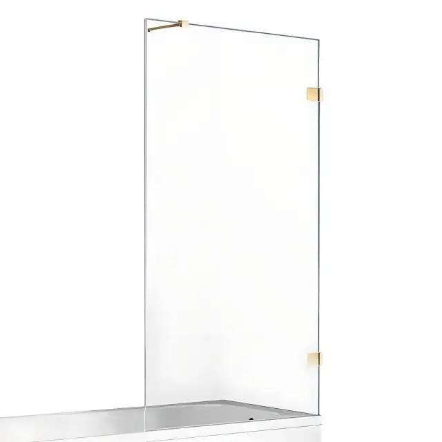 Шторка для ванны NEW TRENDY AVEXA GOLD SHINE 50x150 EXK-2170-WP (золото)