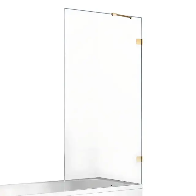 Шторка для ванны NEW TRENDY AVEXA GOLD SHINE 80x150 EXK-2173 (золото)