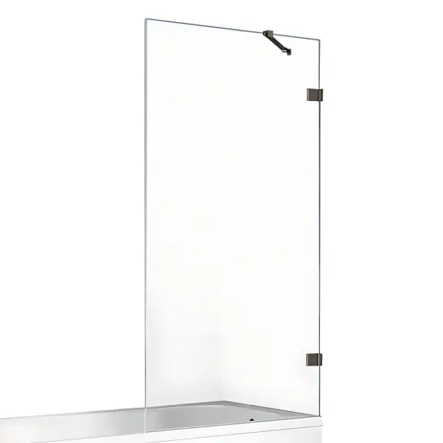 Шторка для ванны NEW TRENDY AVEXA GUNMETAL BRUSHED 50x150 EXK-3515 (оружейная сталь)