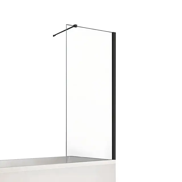 Шторка для ванны NEW TRENDY NEW SOLEO BLACK 50x140 P-0077-WP (черный)