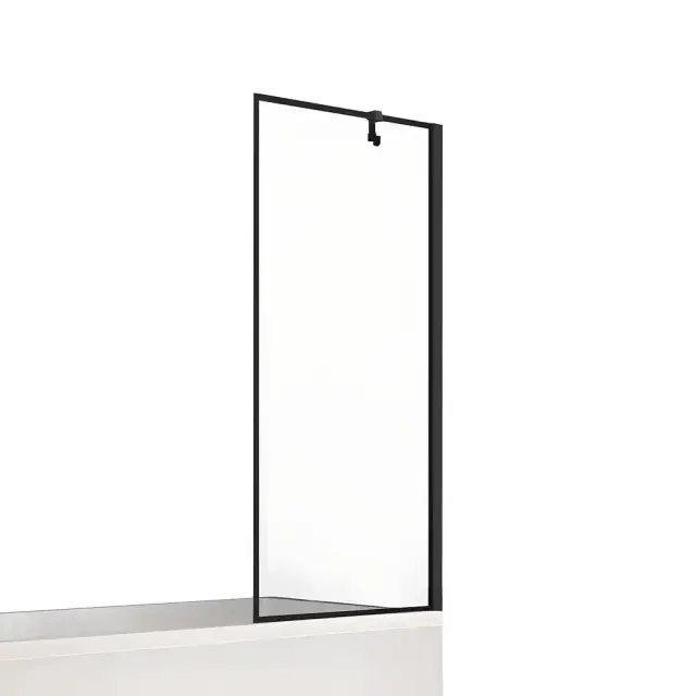 Шторка для ванны NEW TRENDY NEW SOLEO BLACK 80x140 P-0095 (черный)